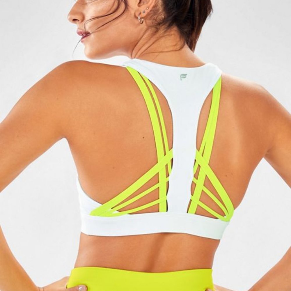 NWT Fabletics Kessler T-Strap Sports Bra